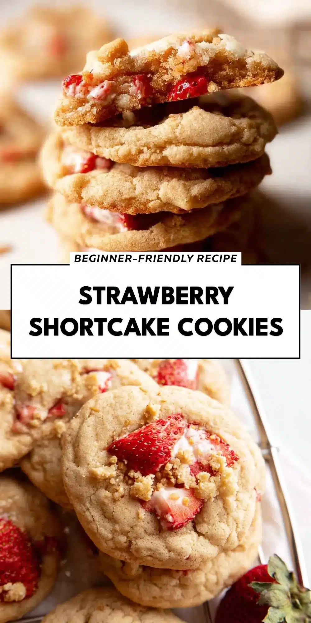 Strawberry Shortcake Cookies