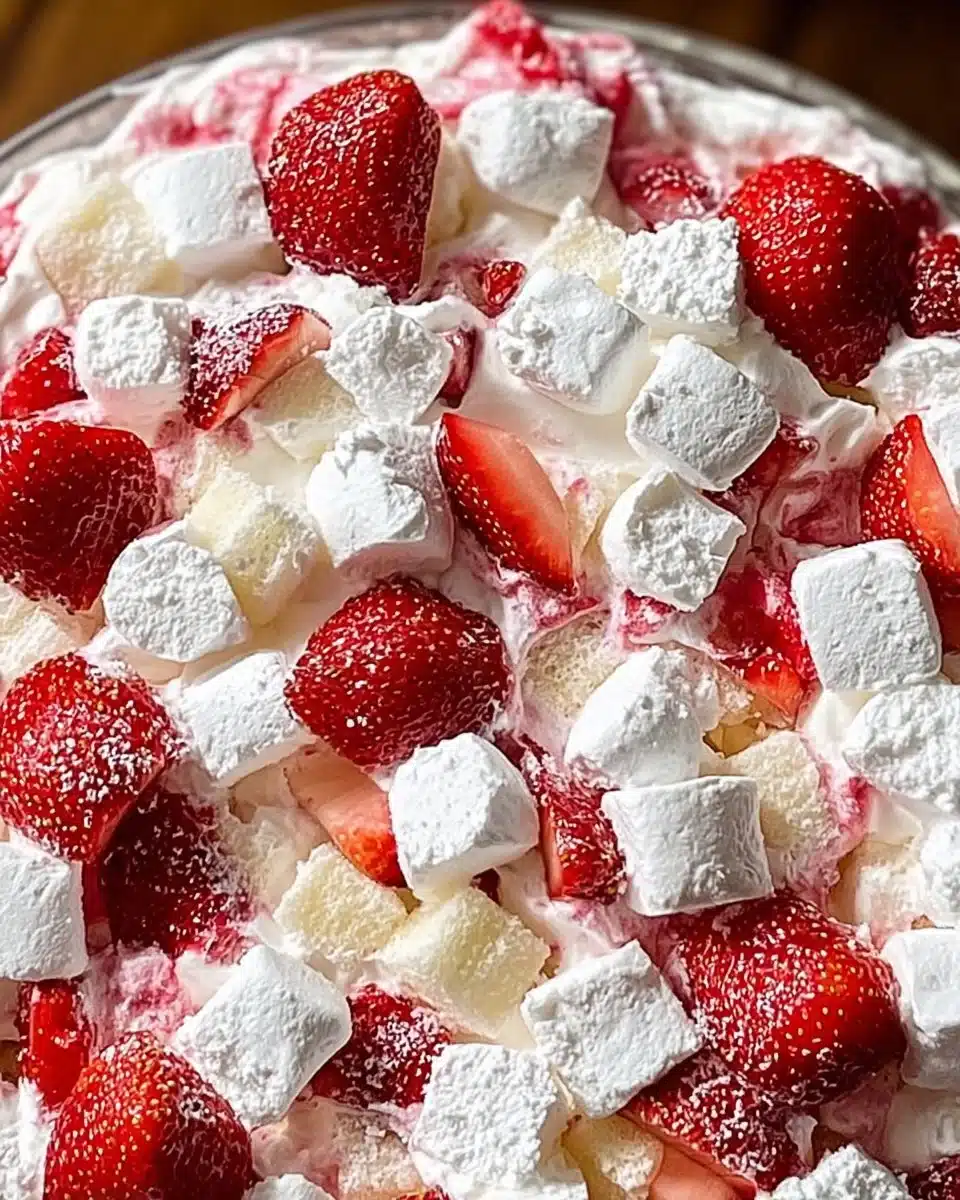 Strawberry Shortcake Fluff Salad