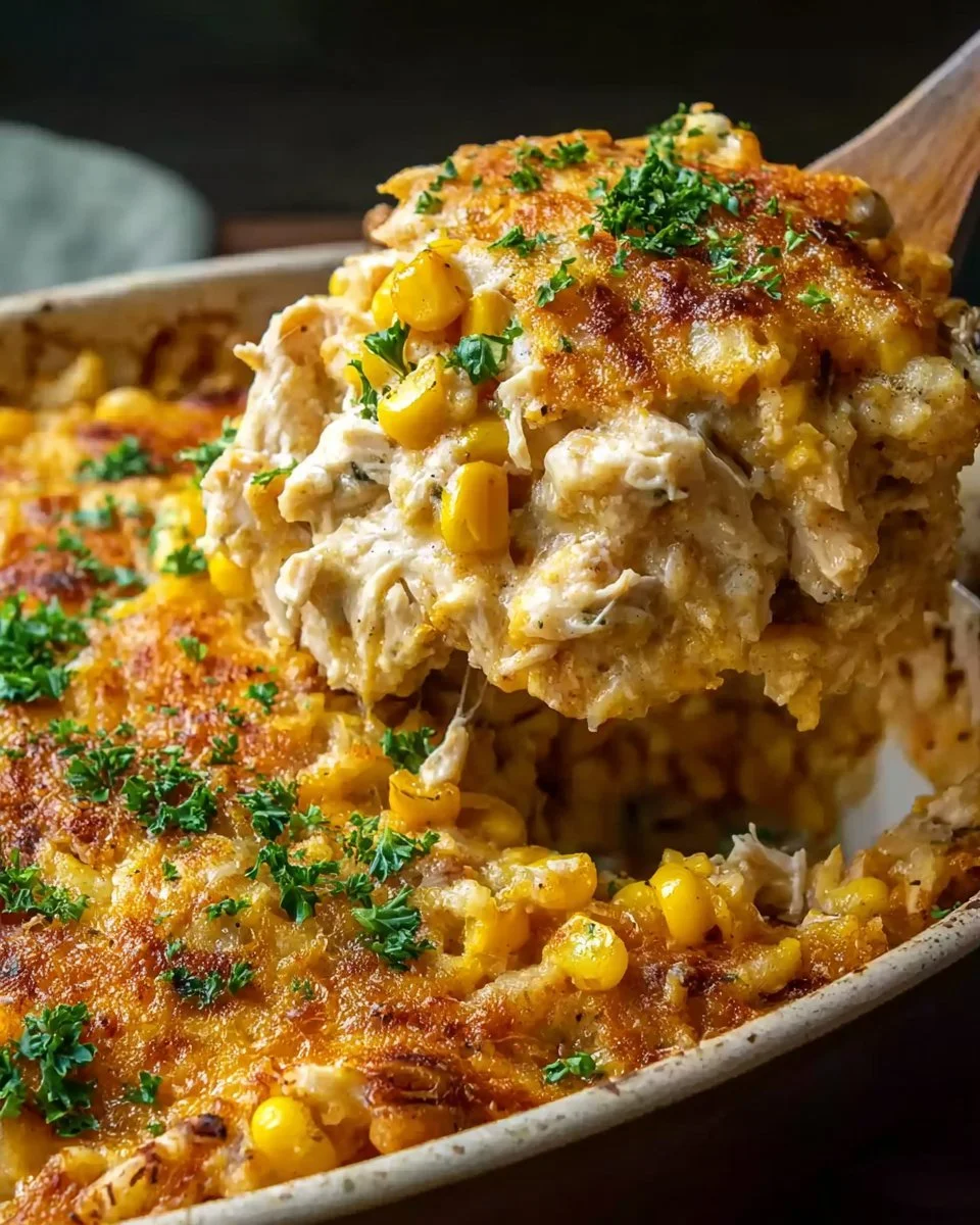 Street Corn Chicken Casserole