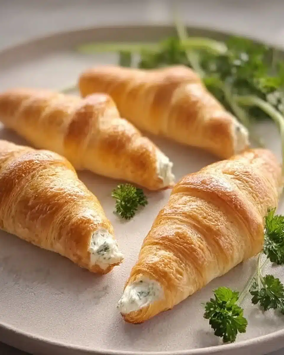 Stuffed Crescent Roll Carrots