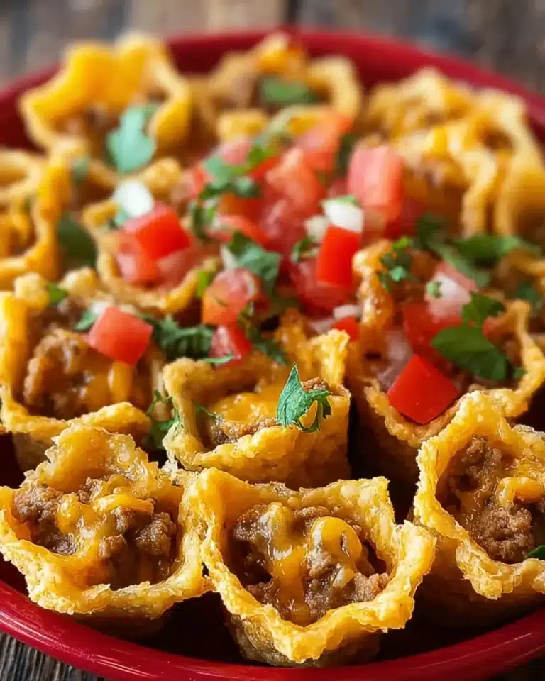 Delicious Taco Ranch Bites served with dipping sauce