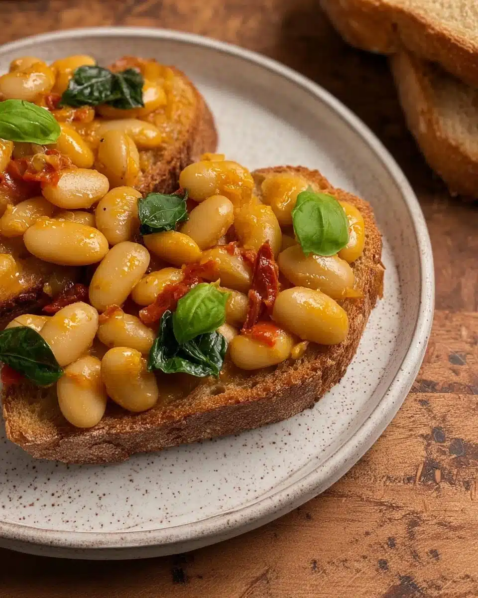 Tuscan Marry Me Butter Beans dish showcasing creamy beans and flavorful herbs