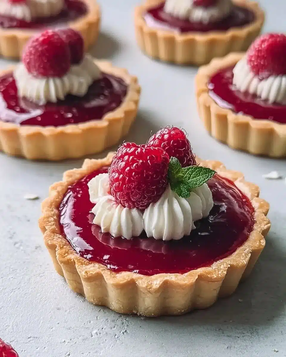 Vegan Raspberry Curd Tarts: Easy, Refreshing Summer Delights