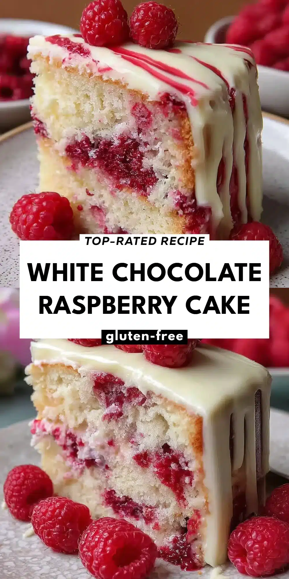 White Chocolate Raspberry Cake