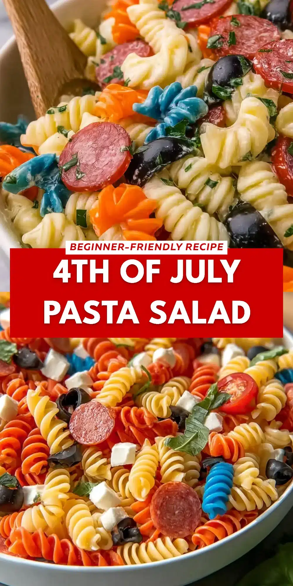 4th of July Pasta Salad