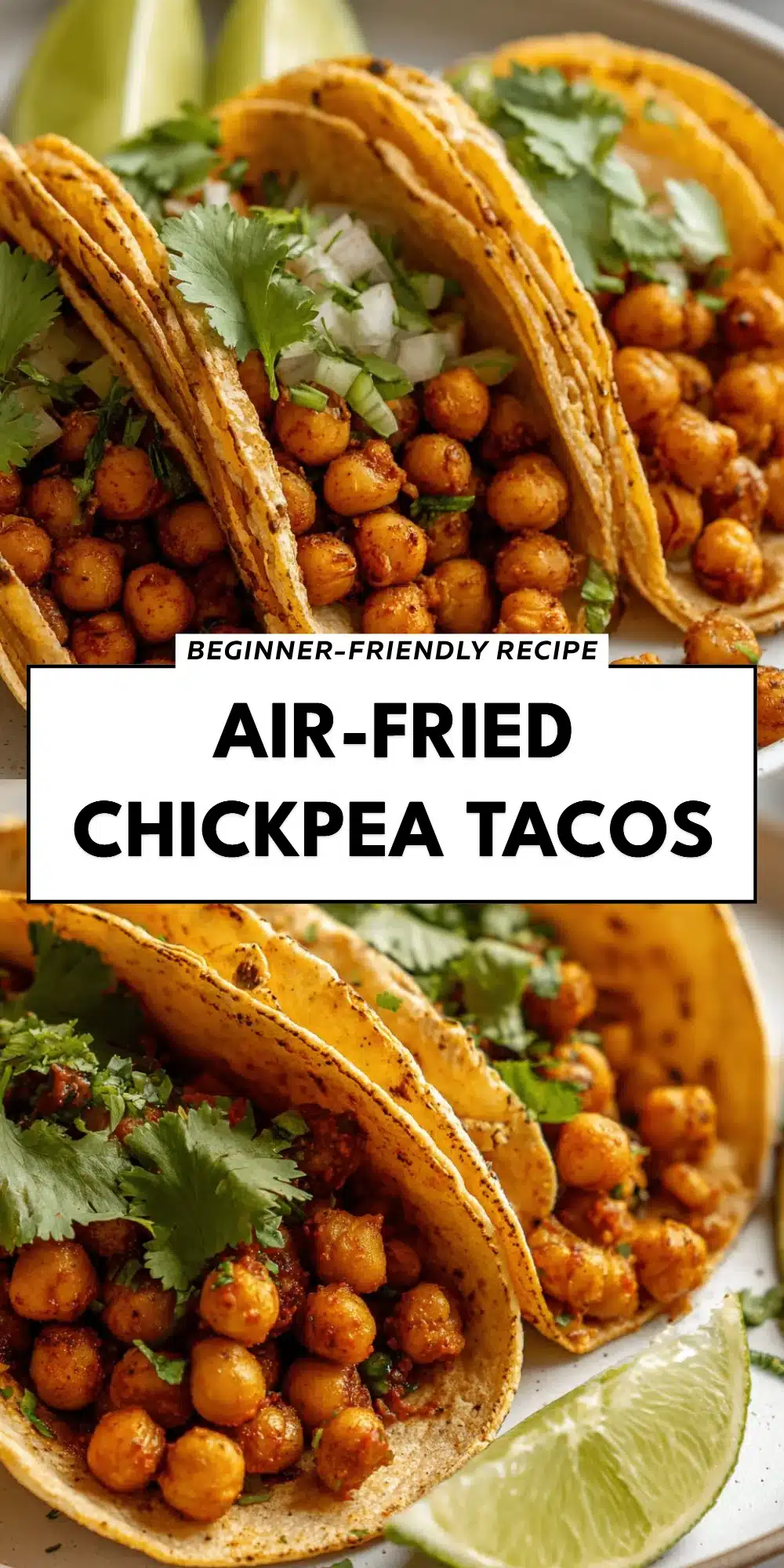 Air-Fried Chickpea Tacos