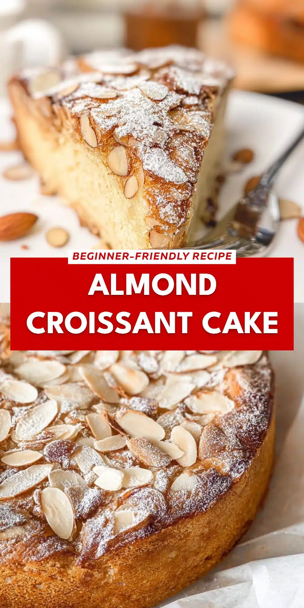 Almond Croissant Cake