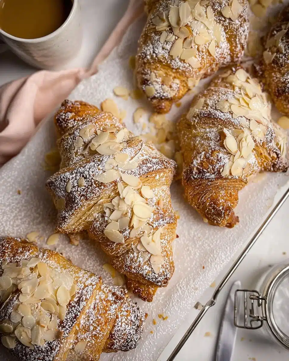 Almond Croissants with Sweet Frangipane