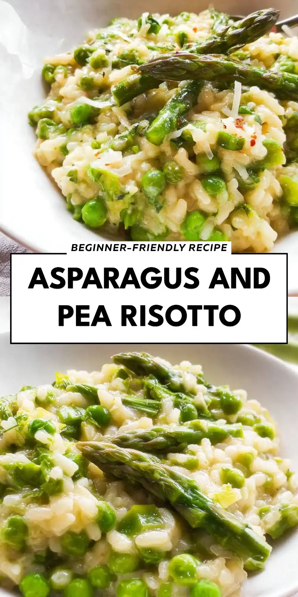 Asparagus + Pea Risotto