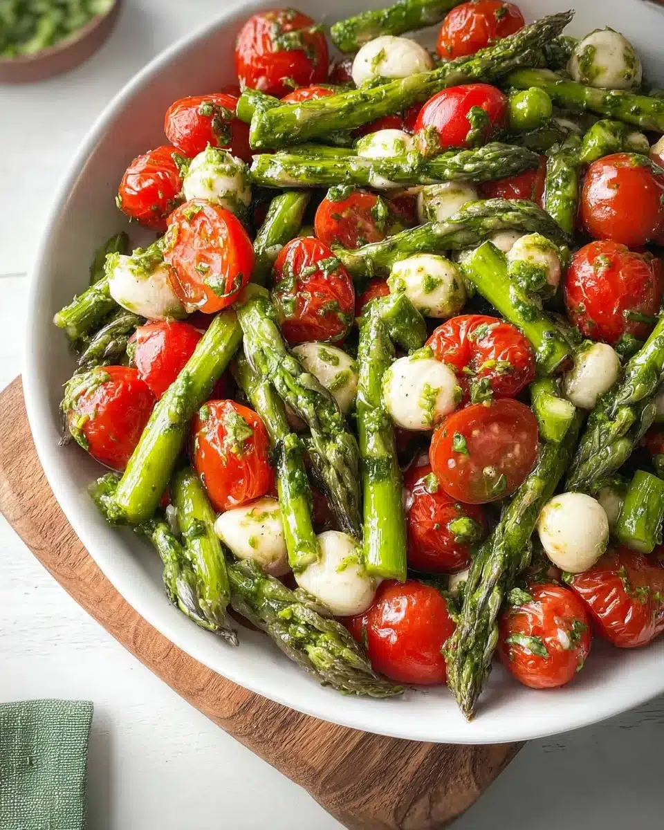 Grilled Asparagus and Tomato Salad