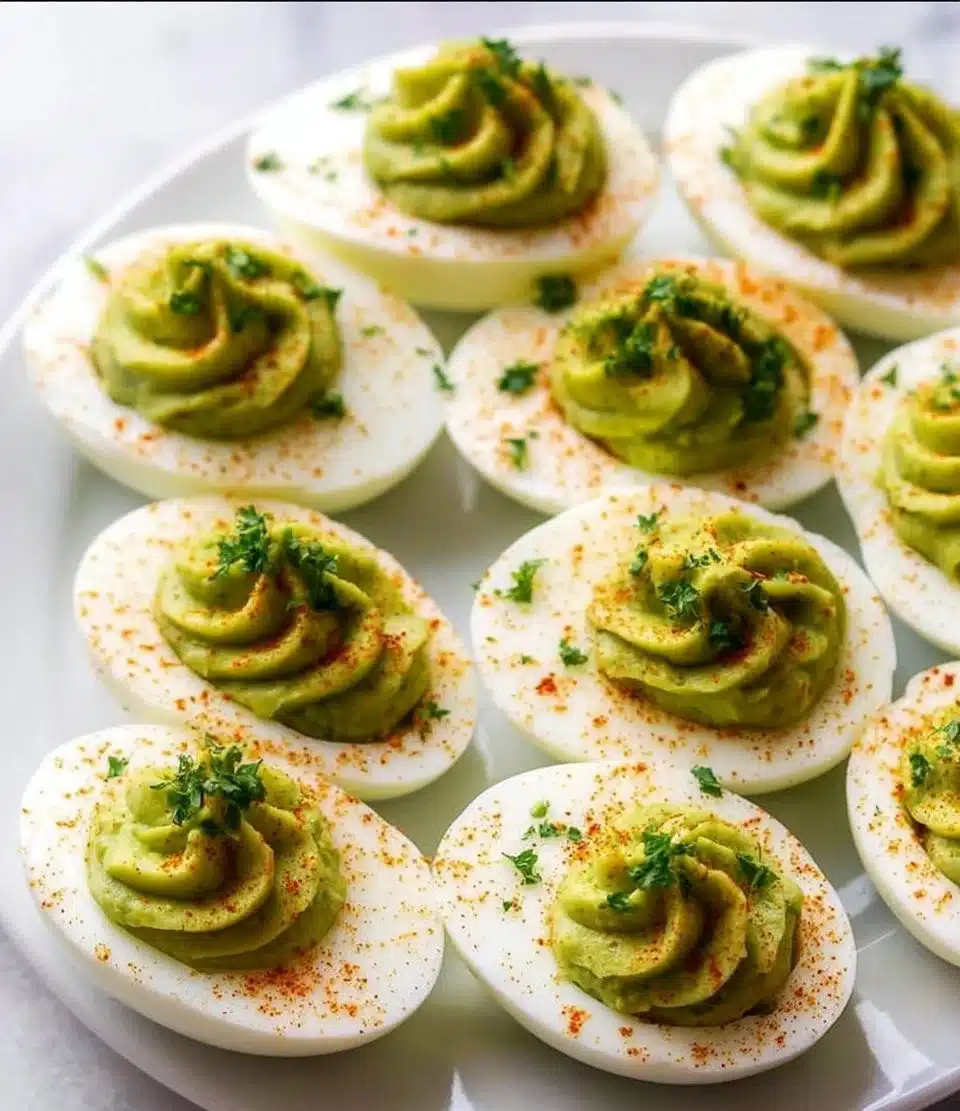 Avocado Deviled Eggs