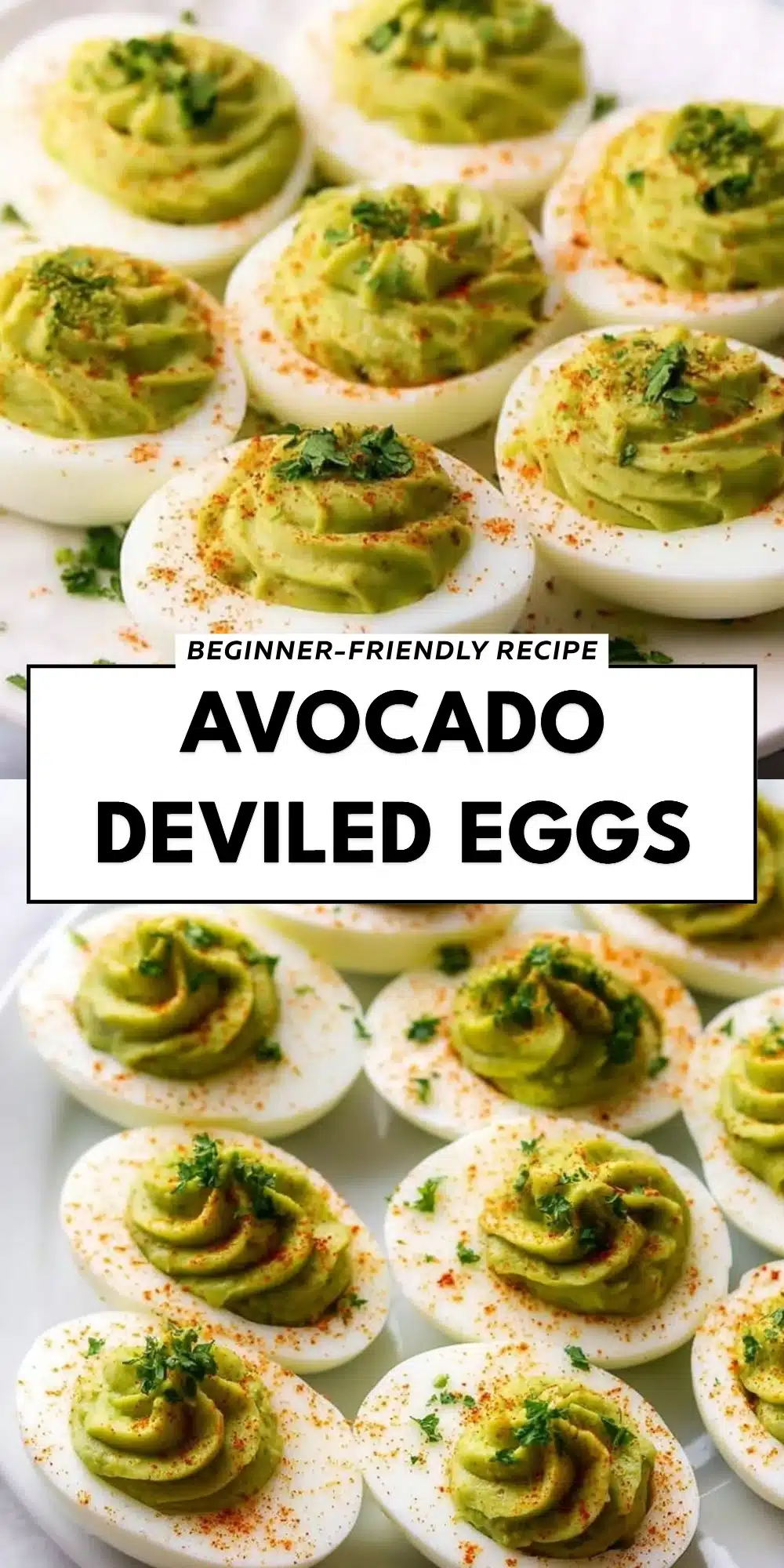 Avocado Deviled Eggs