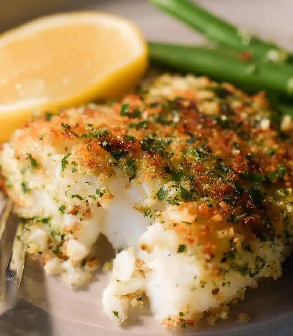 Baked Parmesan Crusted Cod
