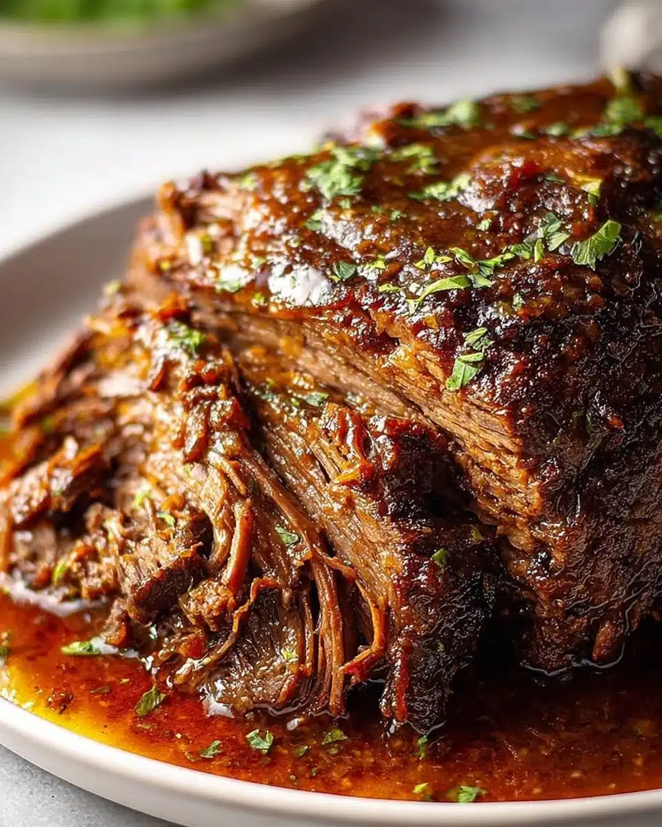 Slow Cooker Beef Brisket with Savory Gravy