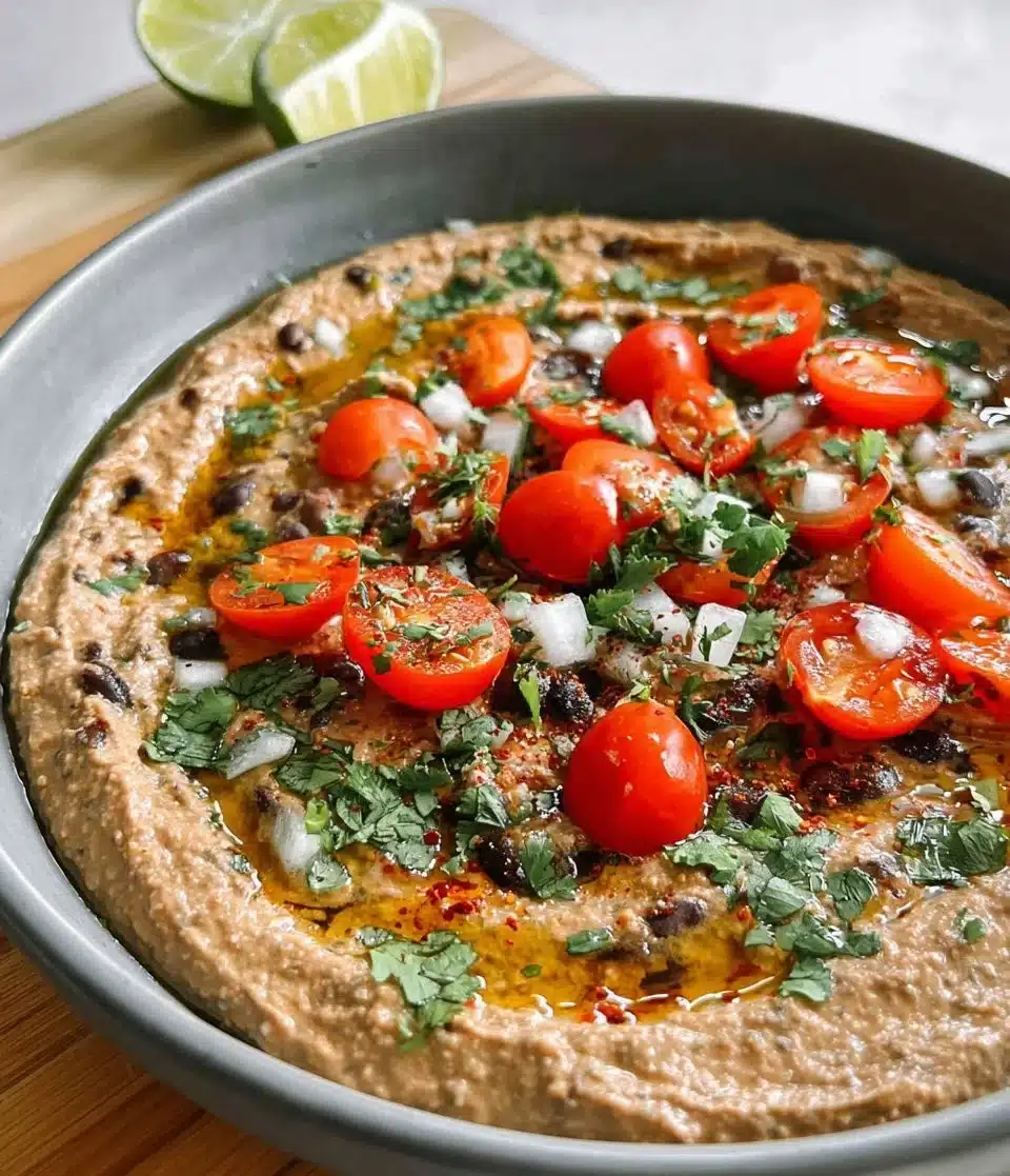 Mexican-Style Black Bean Hummus