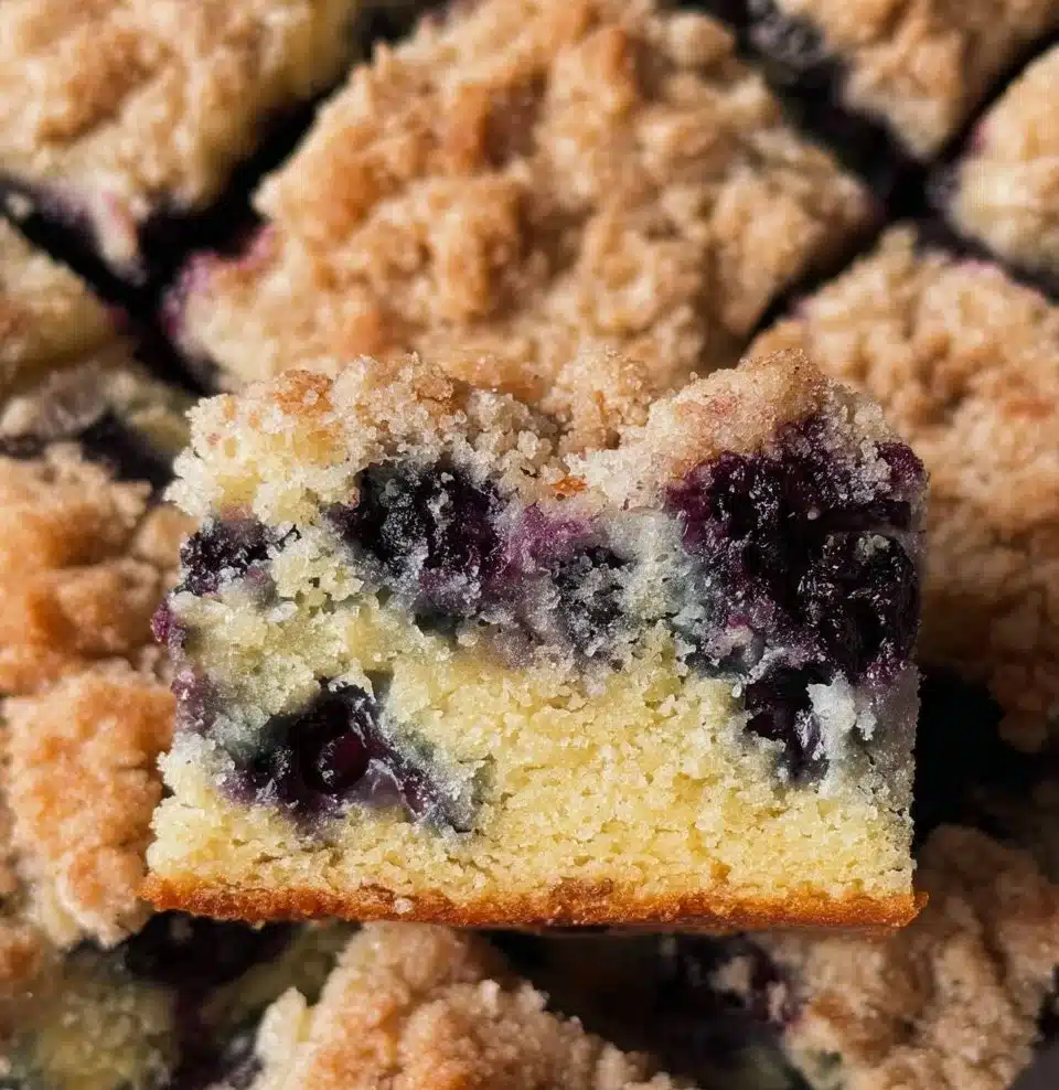 Blueberry Buckle Coffee Cake