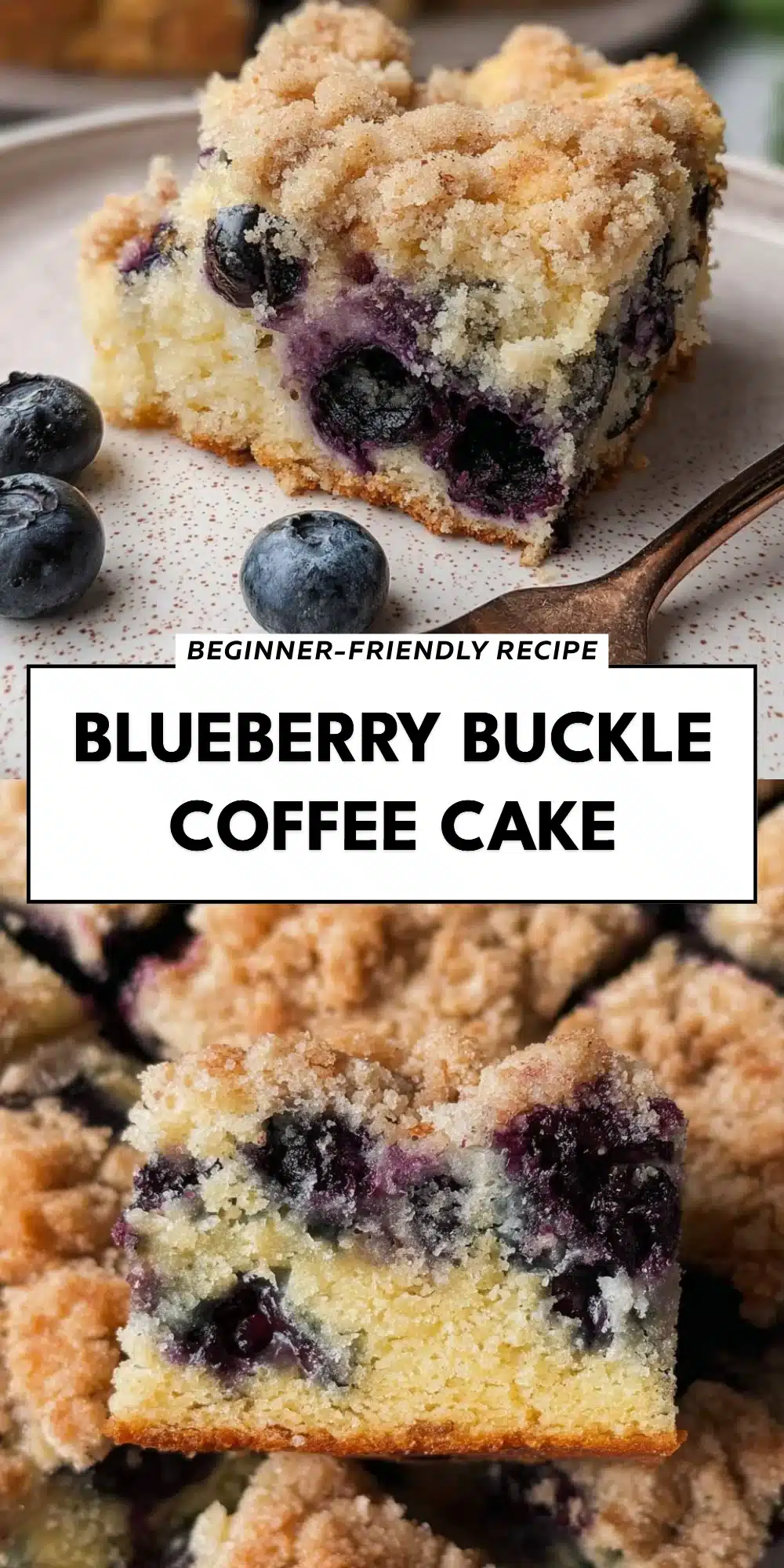 Blueberry Buckle Coffee Cake