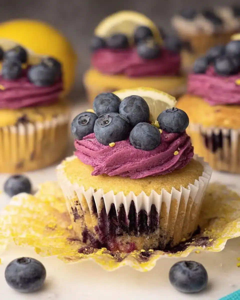 Blueberry Lemon Cupcakes