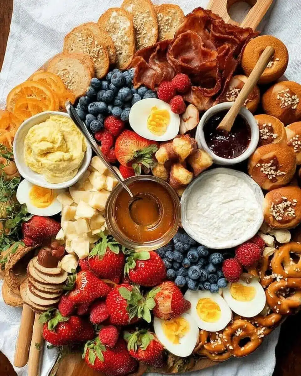Last-Minute Breakfast Charcuterie Board for Easter Brunch