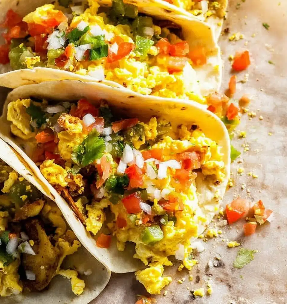 Breakfast Tacos with Migas