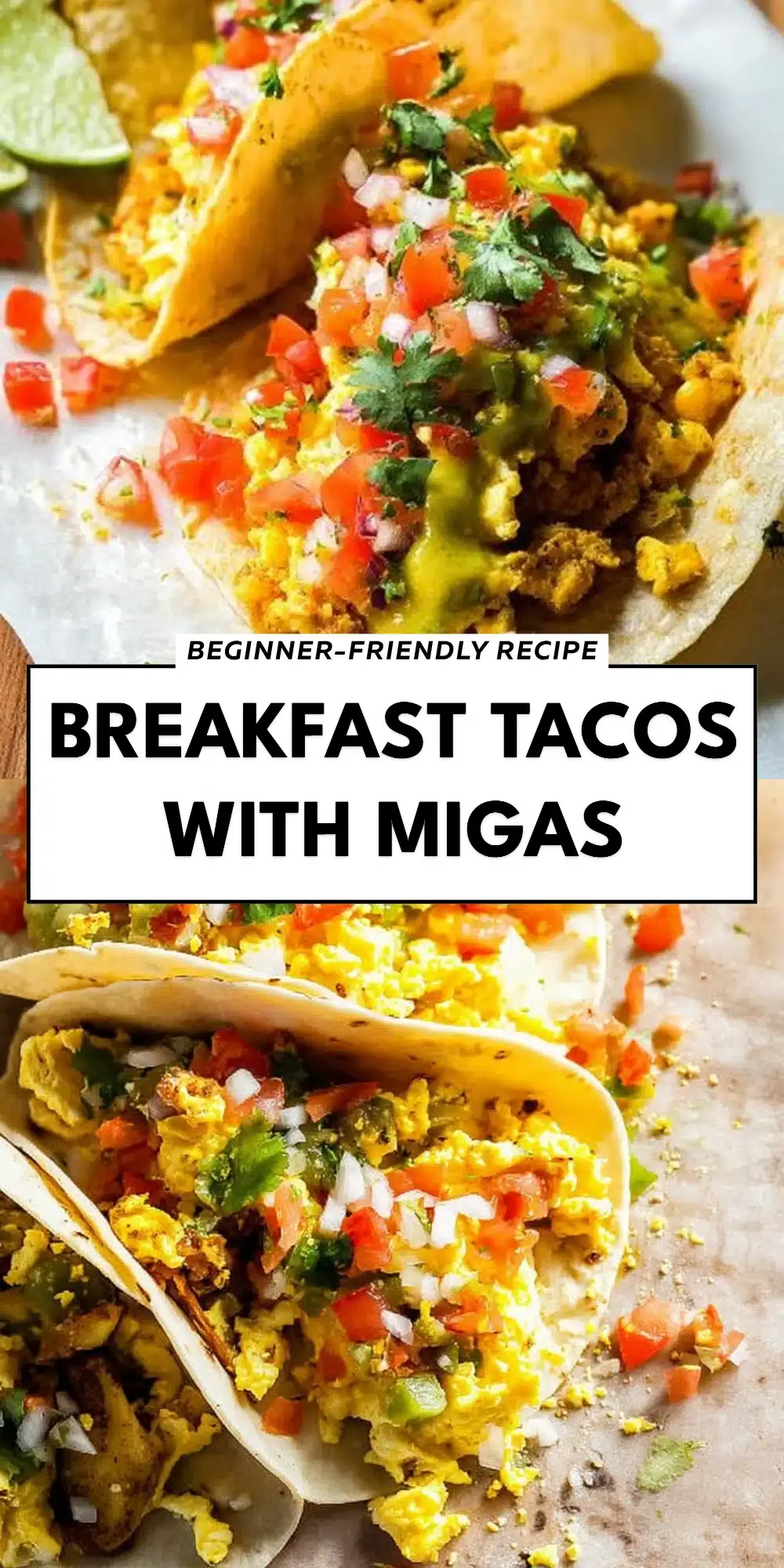 Breakfast Tacos with Migas