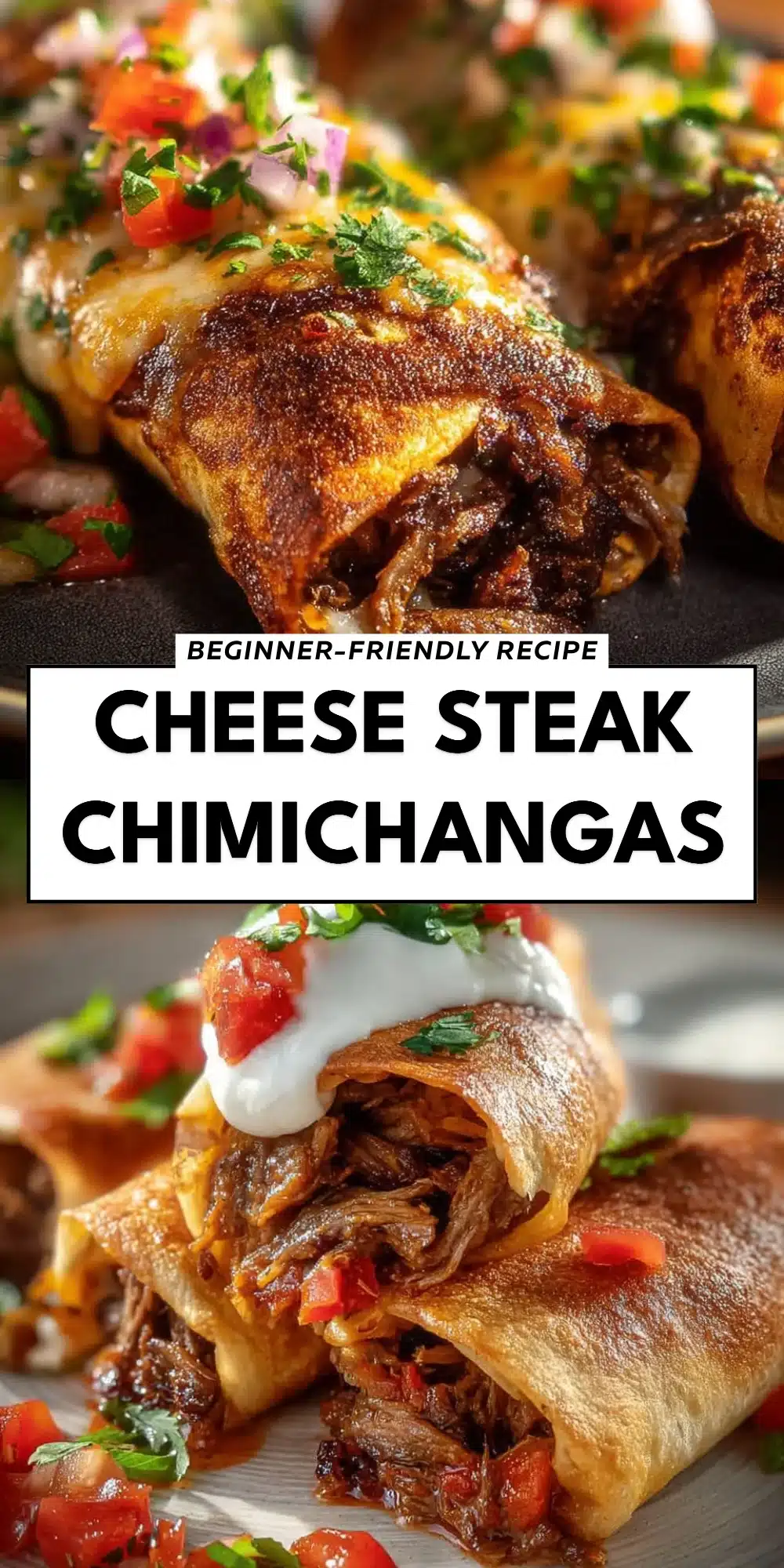Cheese Steak Chimichangas