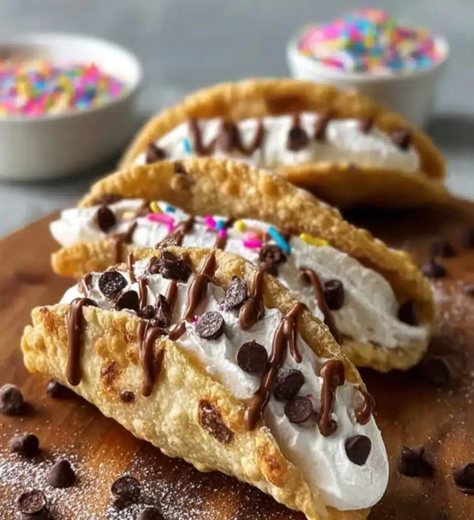 Cheesecake Cookie Tacos