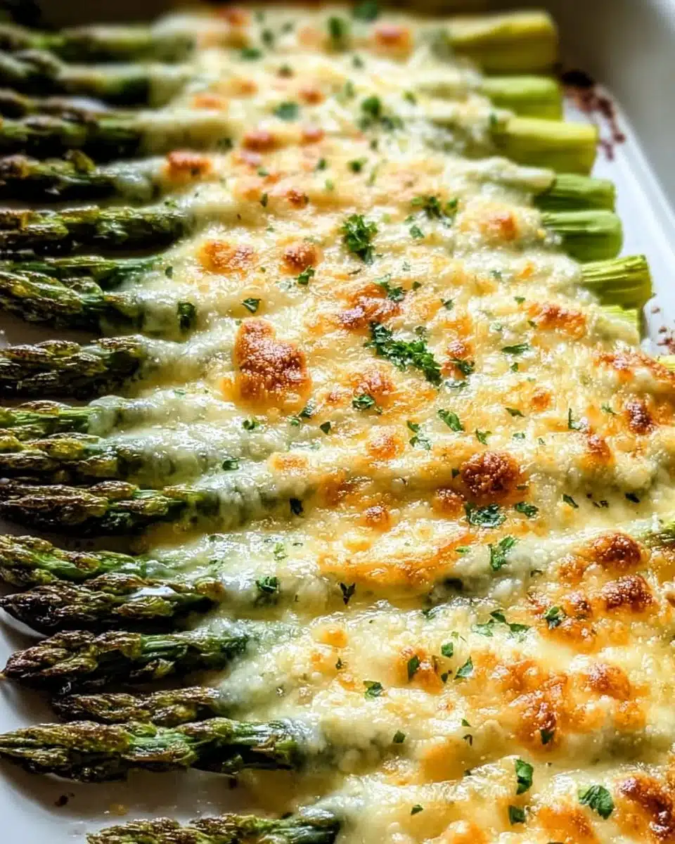 Cheesy Baked Asparagus
