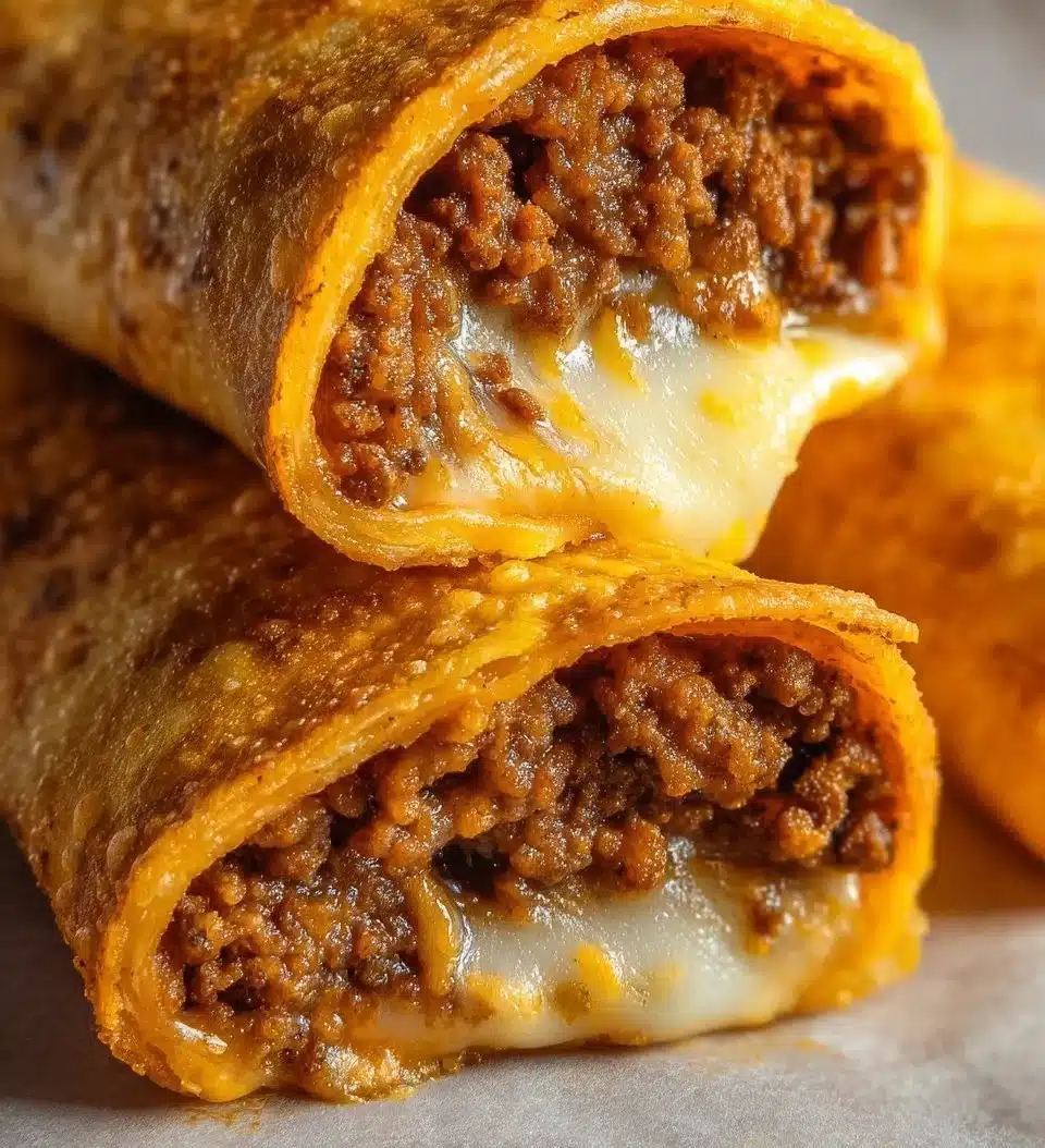 Cheesy taco sticks served on a plate with fresh toppings