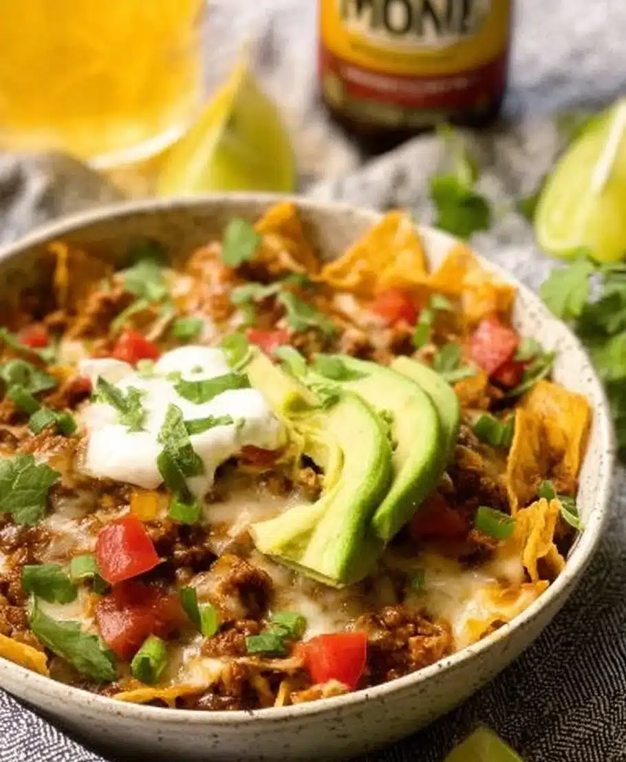 Cheesy Turkey Taco Skillet