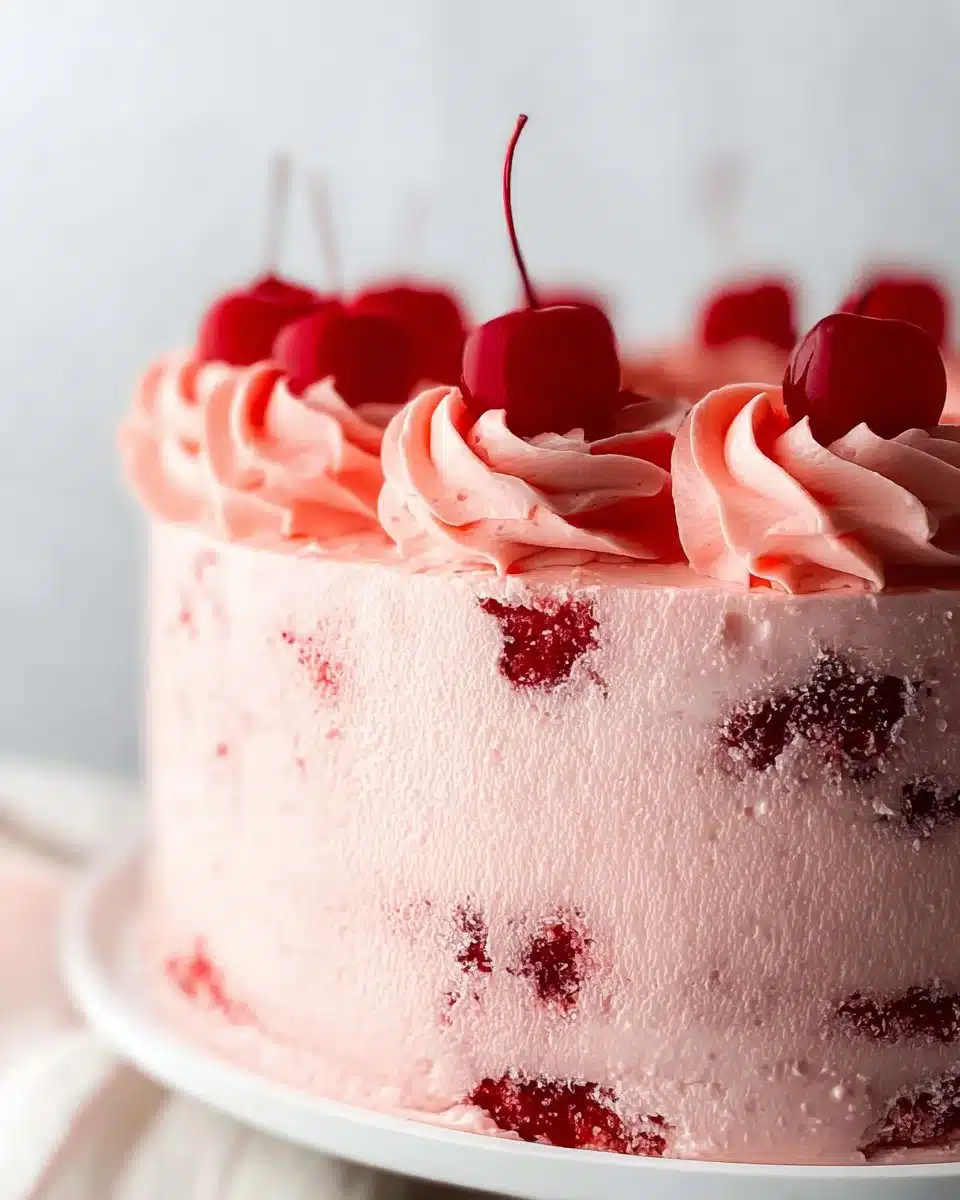 Cherry Chip Cake