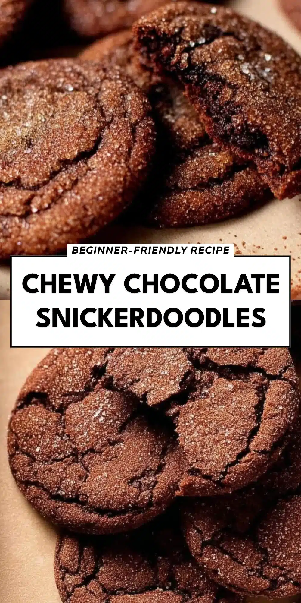 Chewy Chocolate Snickerdoodles