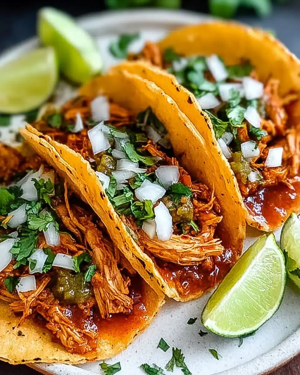 Viral Chicken Birria Tacos Recipe from Scratch