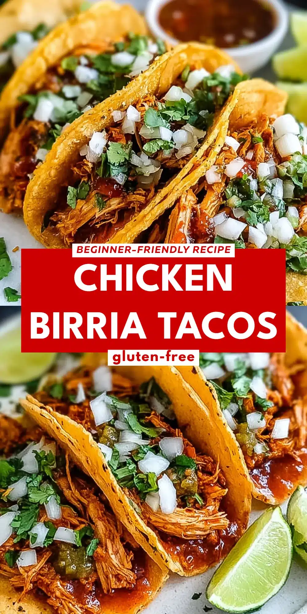 Chicken Birria Tacos