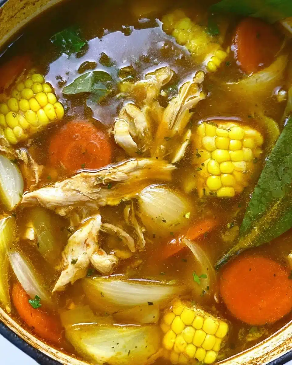 Chicken Broth (Mexican Chicken Soup)
