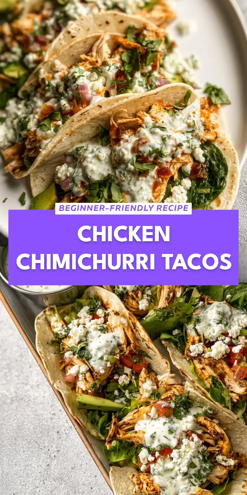 Chicken Chimichurri Tacos