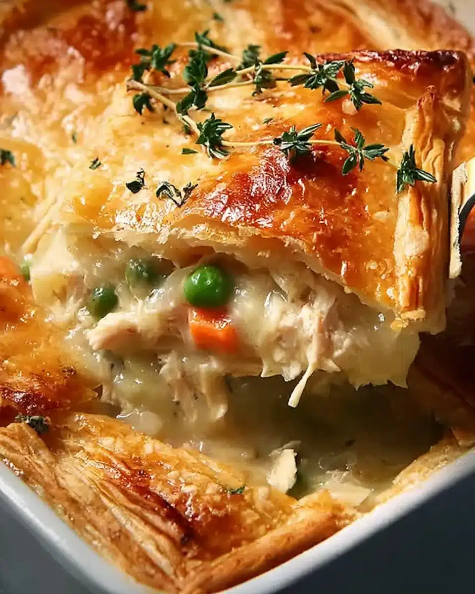 Homemade Chicken Pot Pie Casserole