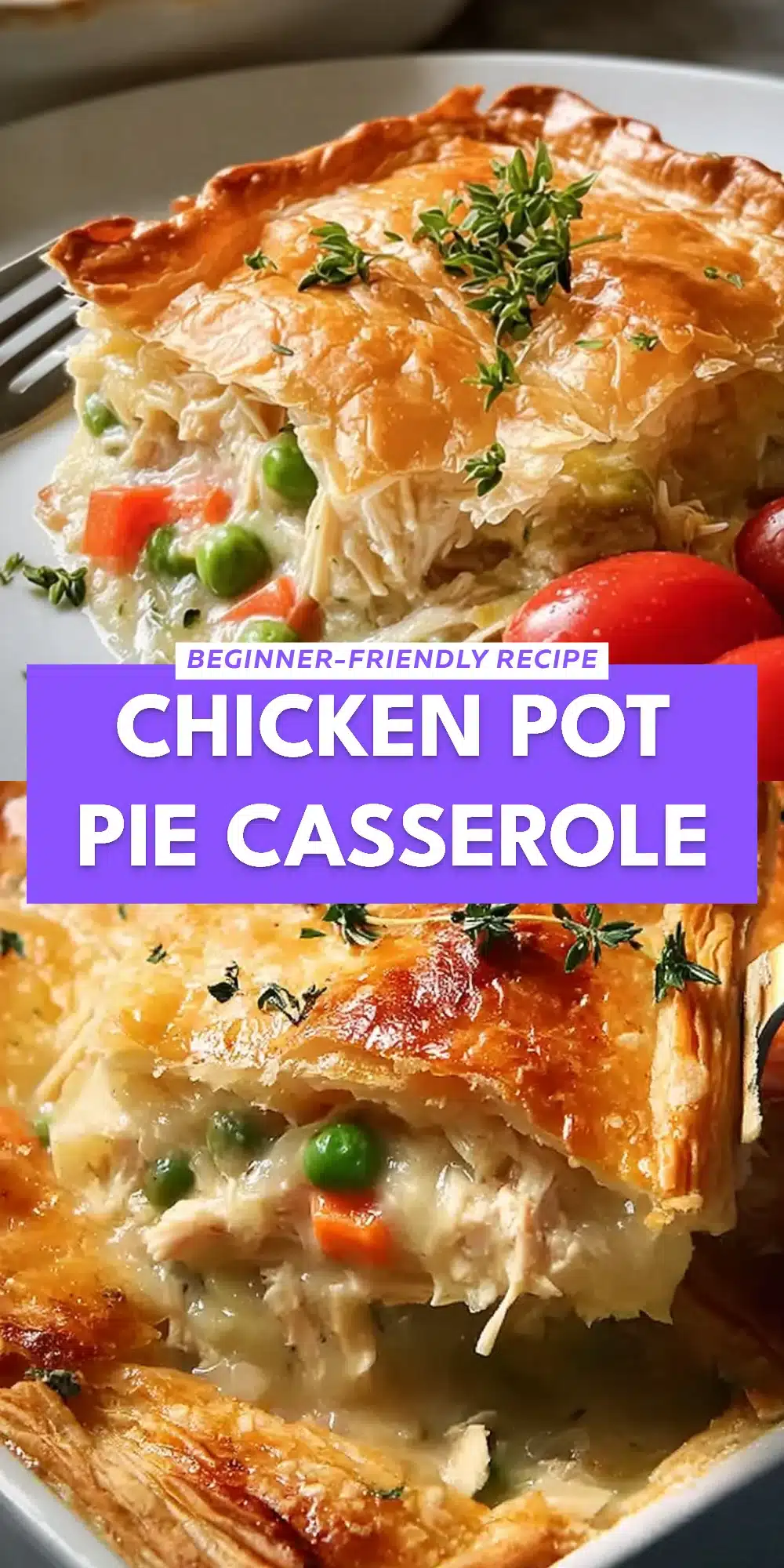 Chicken Pot Pie Casserole