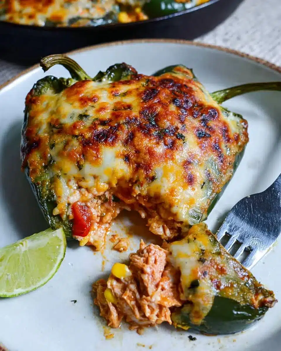 Savor Chicken Stuffed Poblano Peppers for Quick Weeknight Joy