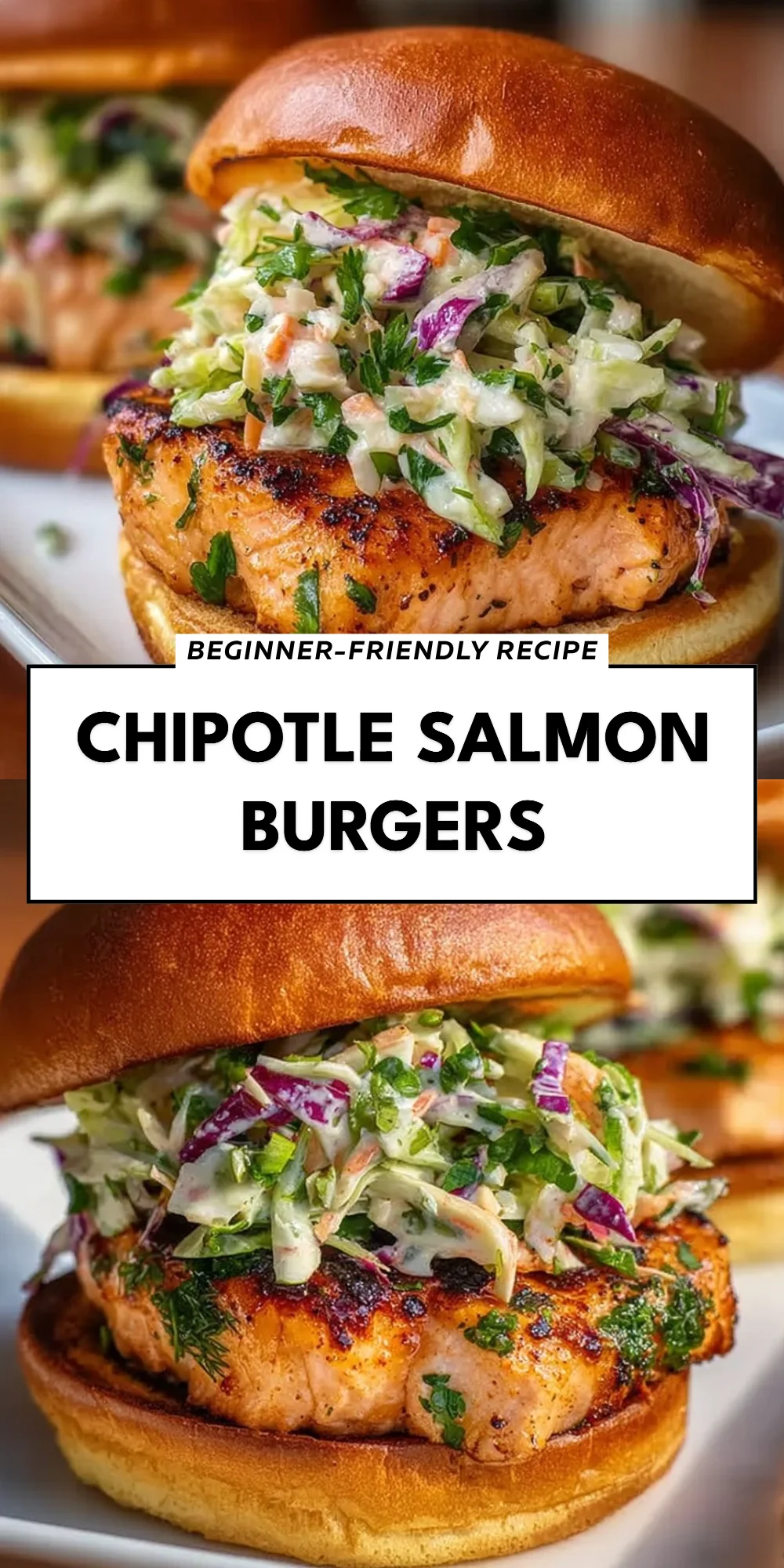 Chipotle Salmon Burgers