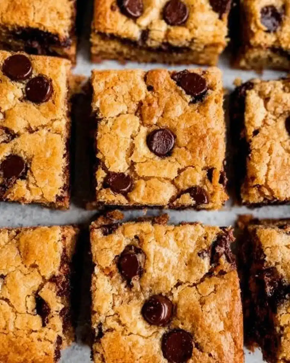 Lazy Chocolate Chip Cookie Bars
