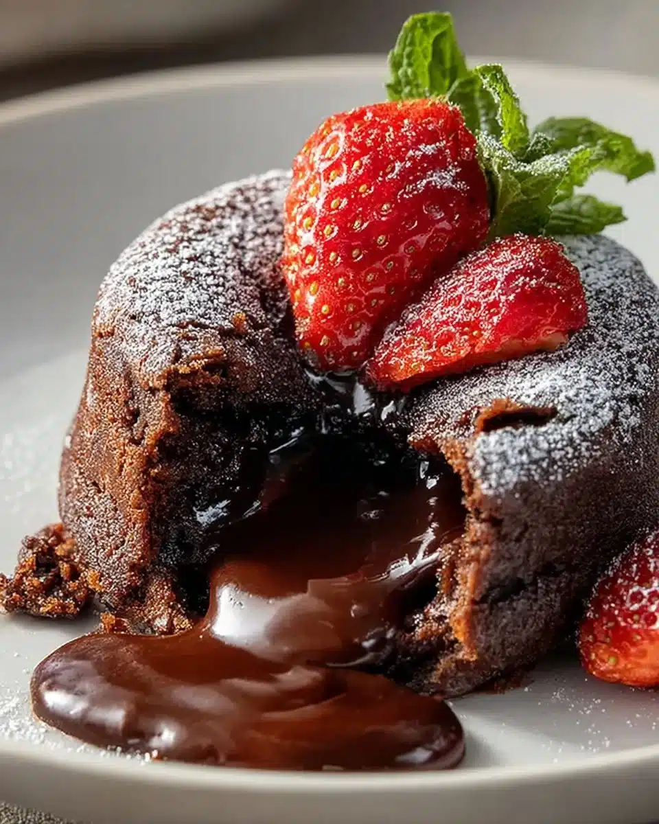 Chocolate Lava Cake – Easy Molten Chocolate Cake Recipe