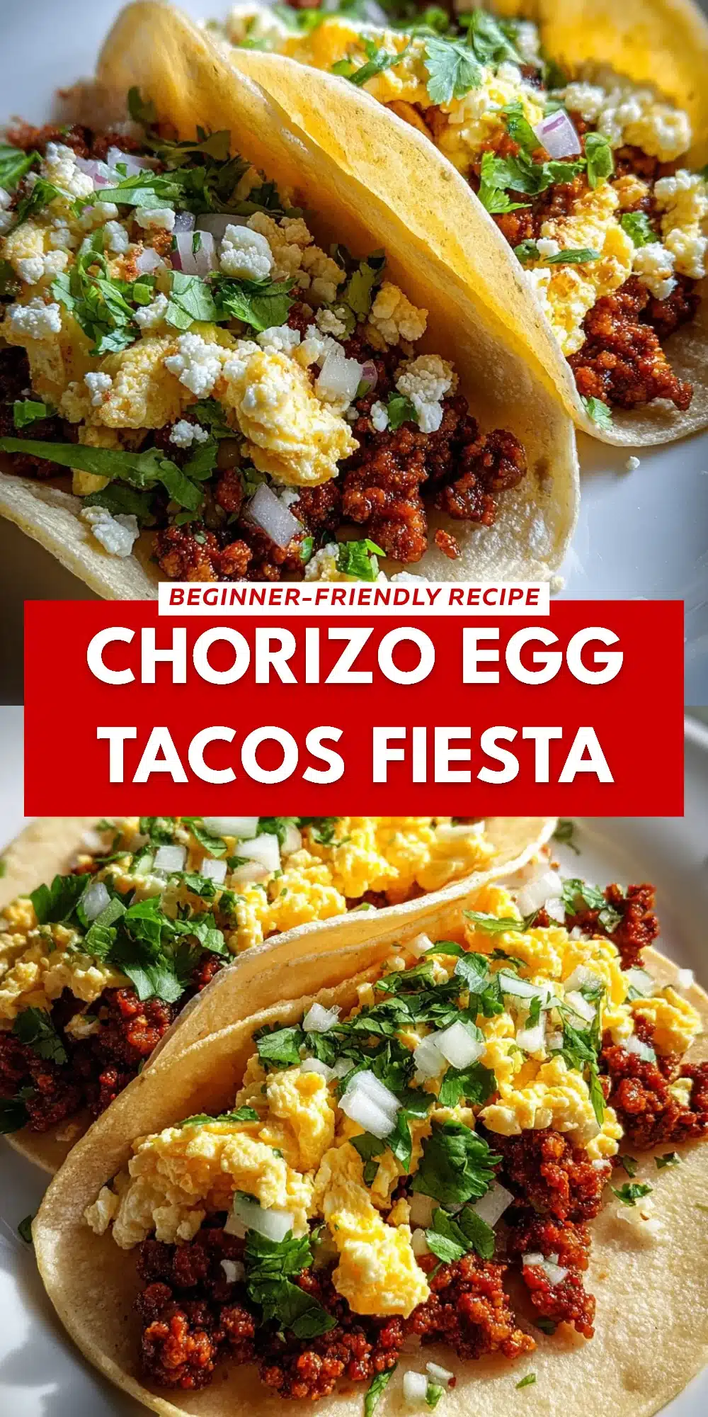 Chorizo Egg Tacos Fiesta