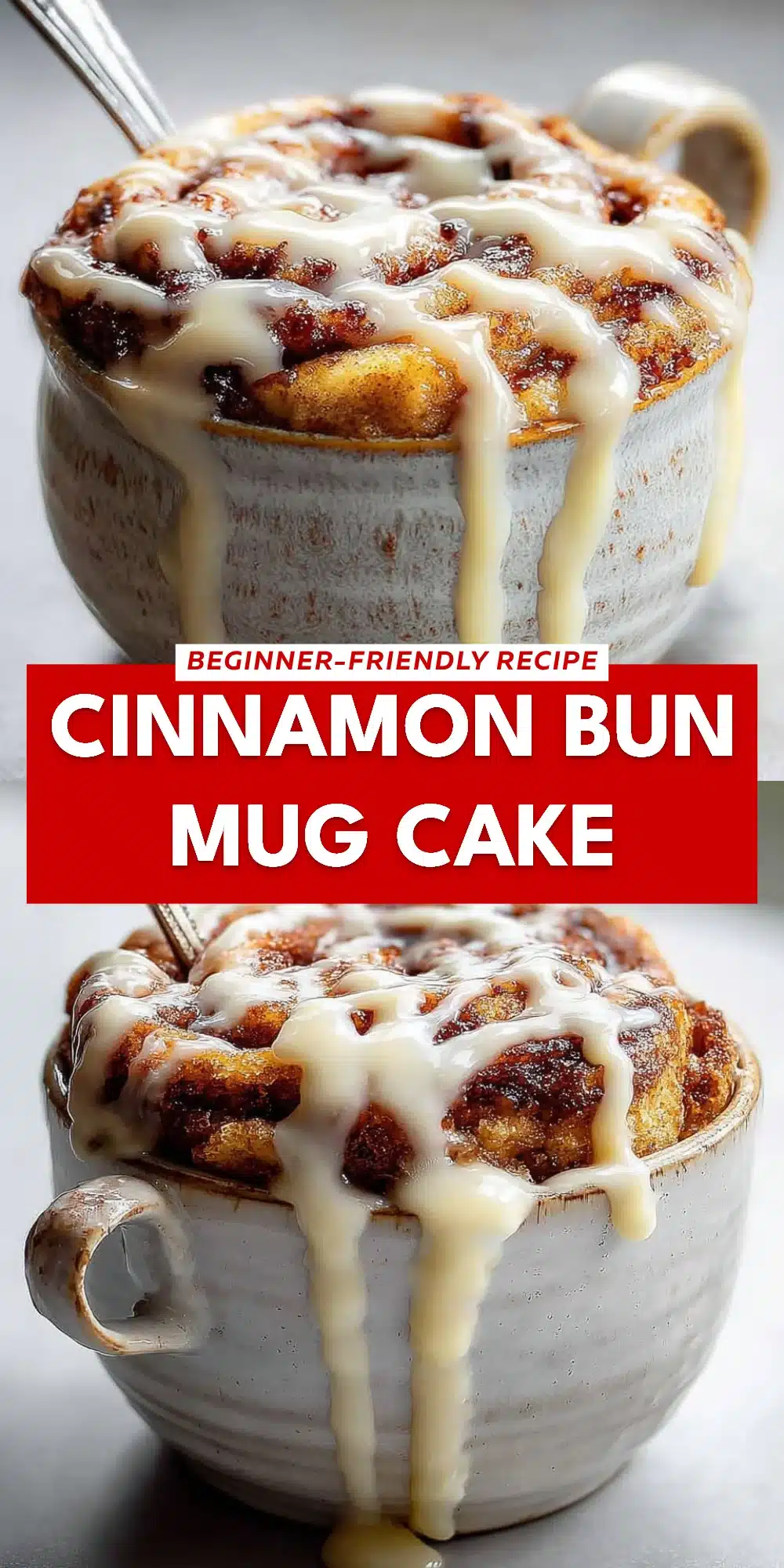 Cinnamon Bun Mug Cake