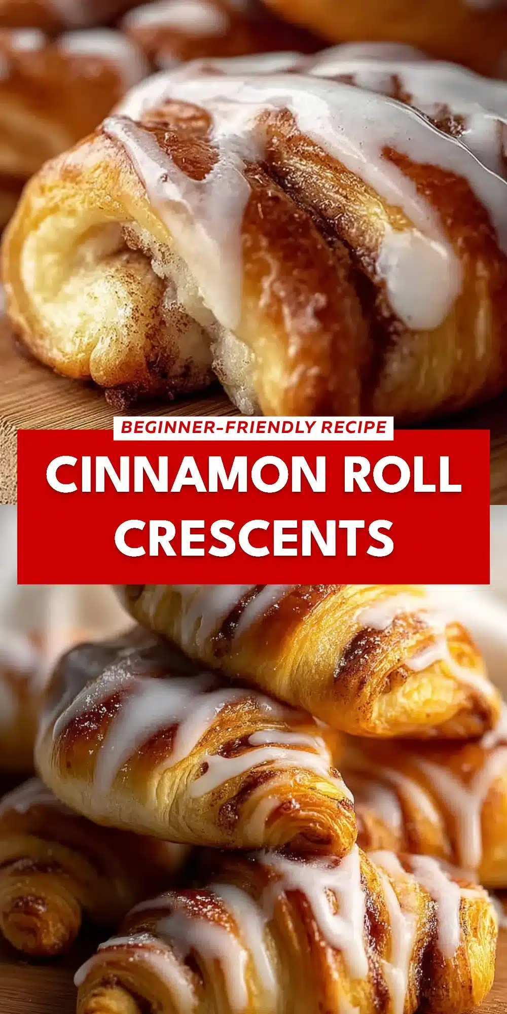 Cinnamon Roll Crescents