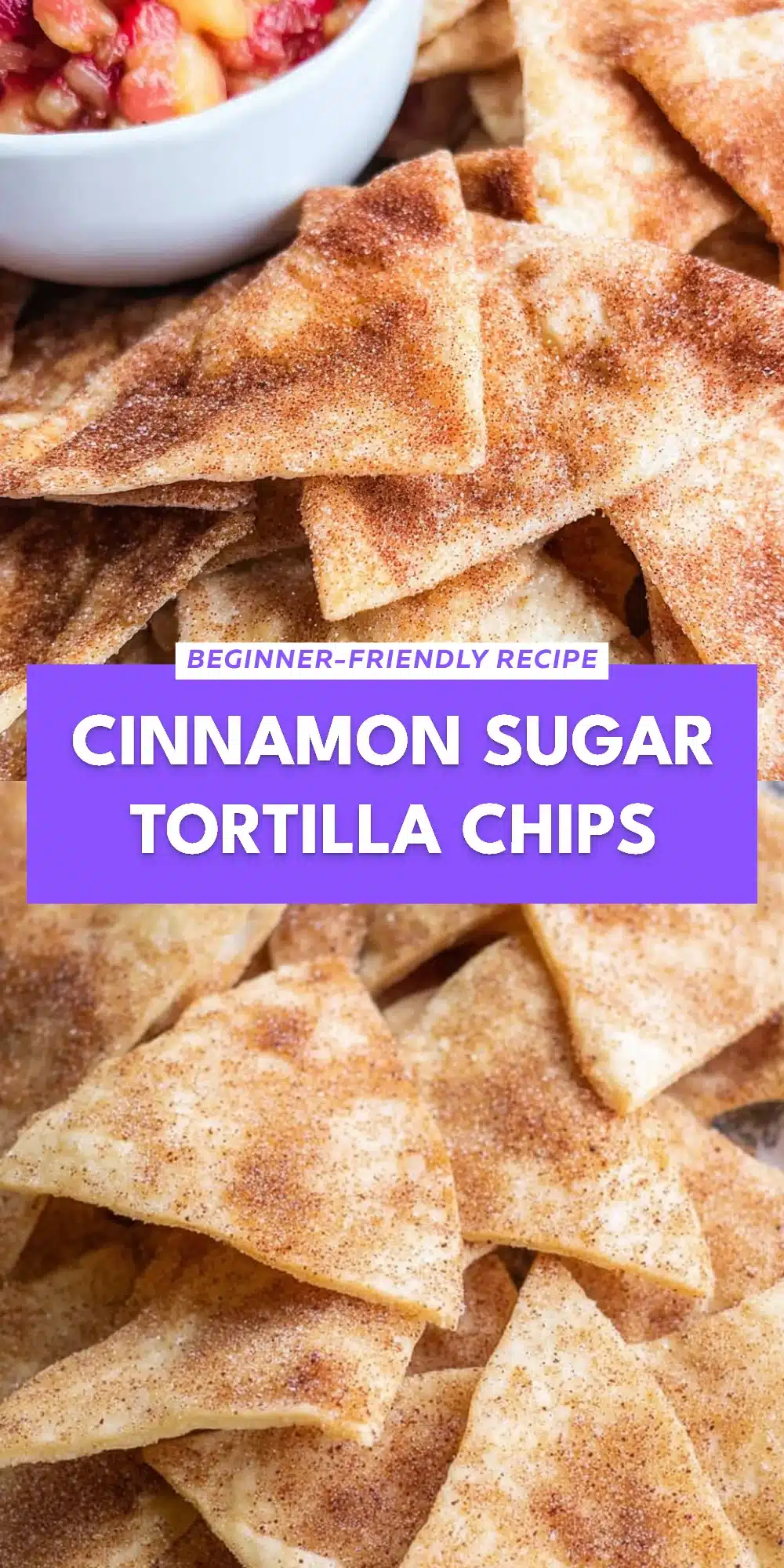 Cinnamon Sugar Tortilla Chips