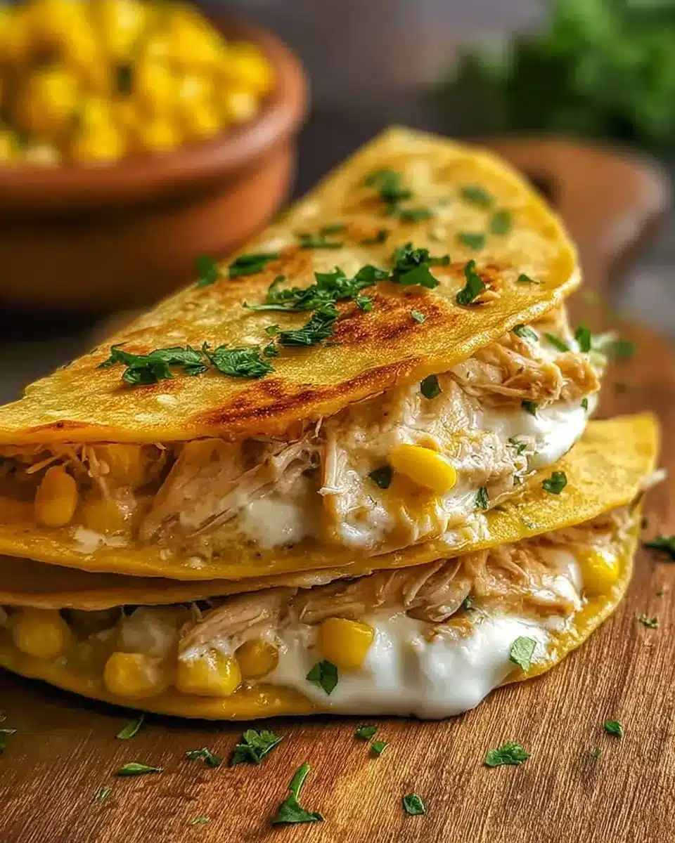 Delicious corn tortilla white chicken chili tacos served with fresh toppings