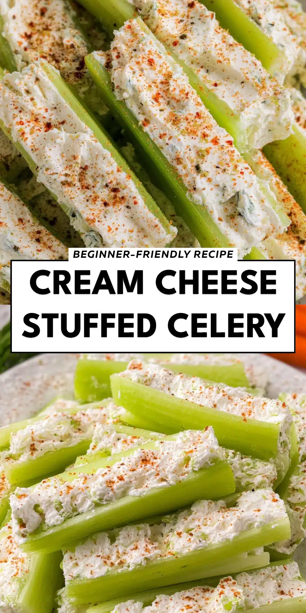 Cream Cheese Stuffed Celery