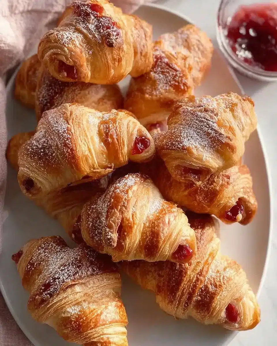 Croissants with Jam