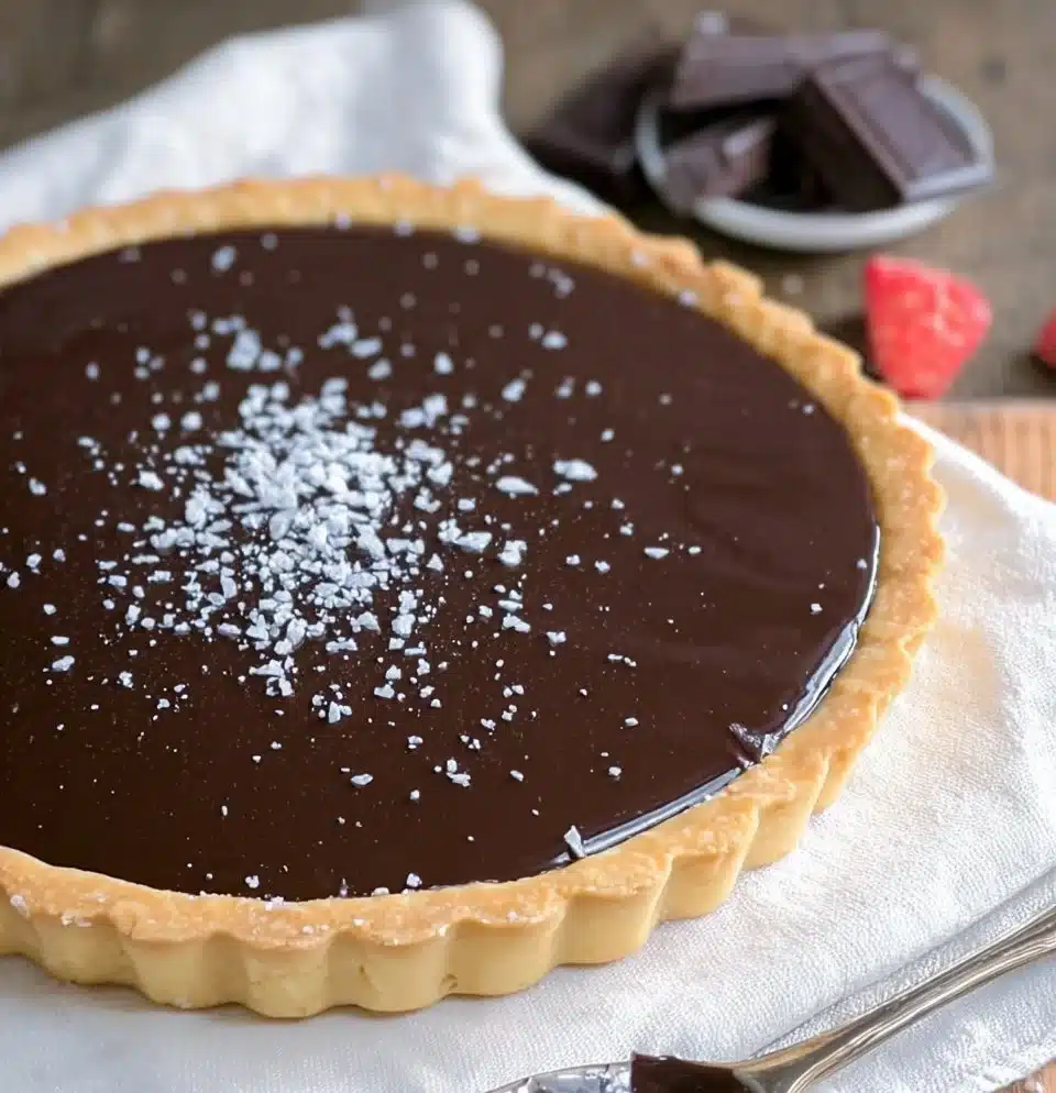 Dark Chocolate Ganache Tart